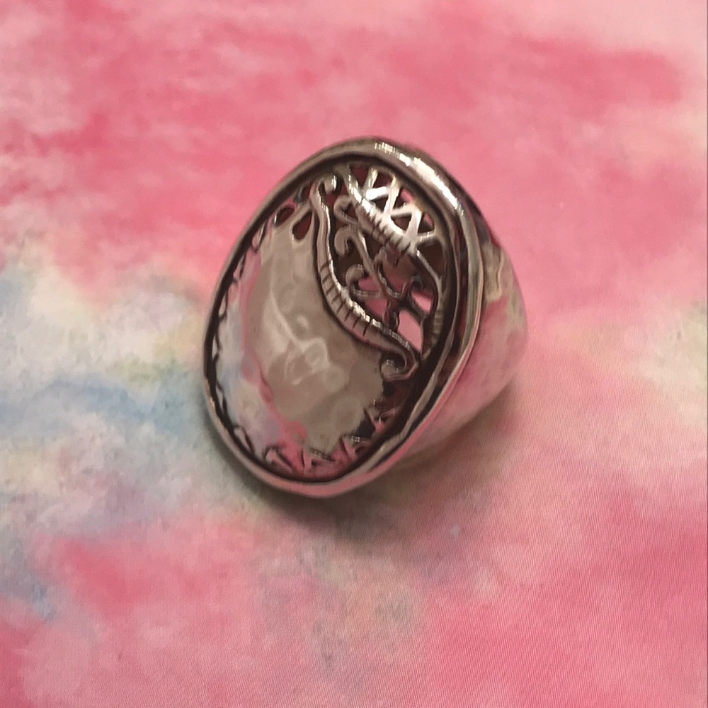 Huge Silpada Sterling Silver ring. Size 7.5.